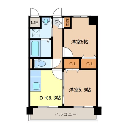 オーツマンションの物件間取画像